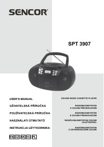 Manuál Sencor SPT 3907 B Stereo souprava