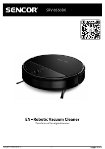 Manual Sencor SRV 8550BK Vacuum Cleaner