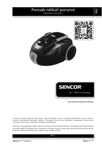 Használati útmutató Sencor SVC 1030 Porszívó
