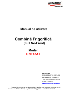 Manual Albatros CNFX47A+ Combina frigorifica