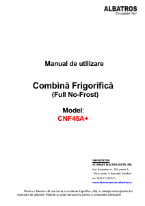 Manual Albatros CNF45A+ Combina frigorifica