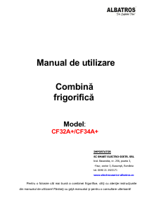 Manual Albatros CF34A+ Combina frigorifica