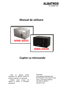 Manual Albatros MWA-20D3B Cuptor cu microunde