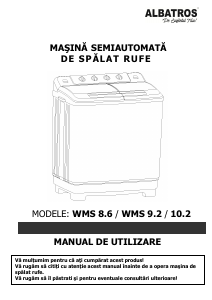 Manual Albatros WMS 10.5 Mașină de spălat