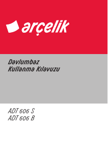 Kullanım kılavuzu Arçelik ADT 606 B Davlumbaz