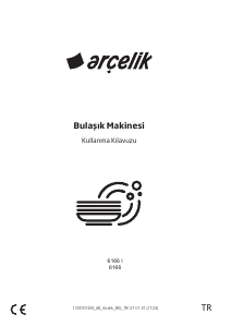 Kullanım kılavuzu Arçelik 6166 Bulaşık makinesi