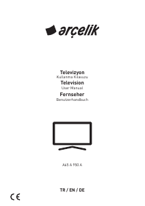 Kullanım kılavuzu Arçelik A65 A 950 A LED televizyon