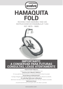 Manual de uso Asalvo 18878 Fold Hamaca bebé