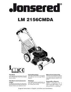 Manual Jonsered LM 2156 CMDA Corta-relvas