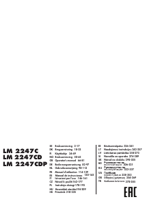 Manual de uso Jonsered LM 2247 C Cortacésped