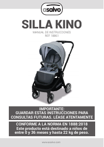 Manual Asalvo 18861 Kino Stroller