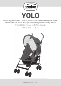 Handleiding Asalvo 17512 Yolo Kinderwagen