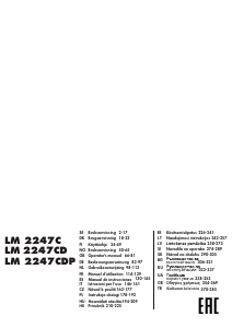 Руководство Jonsered LM 2247 CD Газонокосилка