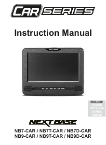 Manual NextBase NB7T-CAR DVD Player