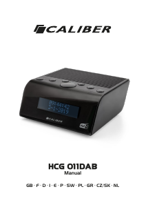 Bruksanvisning Caliber HCG011DAB Klockradio