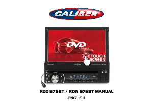 Manual Caliber RDN575BT Car Radio