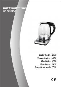 Bedienungsanleitung Emerio WK-126134.1 Wasserkocher