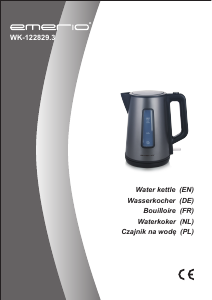 Bedienungsanleitung Emerio WK-122829.3 Wasserkocher