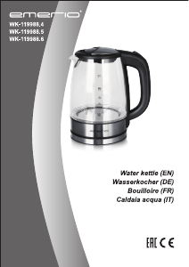 Bedienungsanleitung Emerio WK-119988.5 Wasserkocher