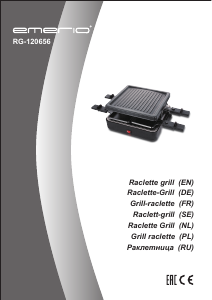 Instrukcja Emerio RG-120656 Grill Raclette