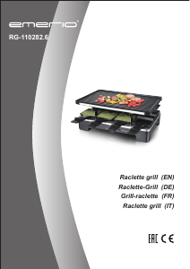 Manuale Emerio RG-110282.6 Raclette grill