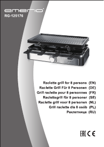 Handleiding Emerio RG-125176 Gourmetstel