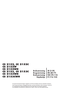 Käyttöohje Jonsered CS 2152W Ketjusaha