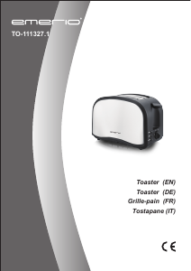 Manual Emerio TO-111327.1 Toaster