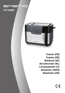 Manual Emerio TO-122083 Toaster
