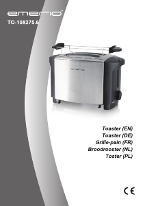 Manual Emerio TO-108275.6 Toaster