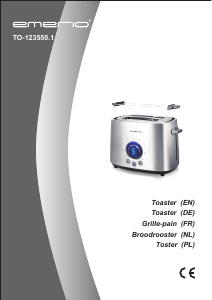 Manual Emerio TO-123550.1 Toaster