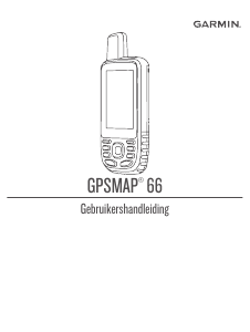 Handleiding Garmin GPSMAP 66st Handheld navigatiesysteem