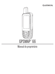 Manual Garmin GPSMAP 66s Navegador portátil