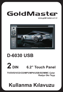 Kullanım kılavuzu Goldmaster D-6030 USB Oto radyosu