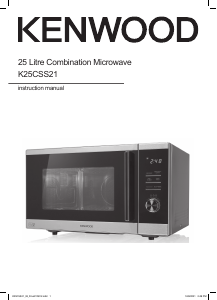 Manual Kenwood K25CSS21 Microwave