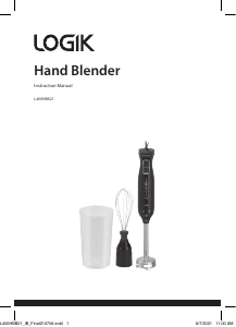 Manual Logik L400HBB21 Hand Blender