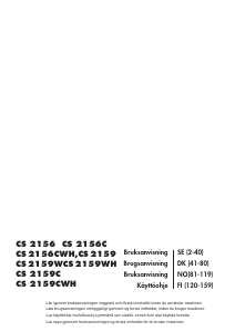 Bruksanvisning Jonsered CS 2156CWH Motorsag