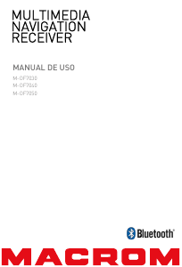 Manual de uso Macrom M-OF7050 Radio para coche