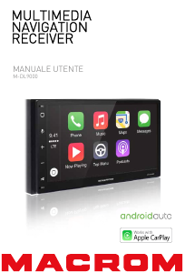 Manuale Macrom M-DL9000 Autoradio