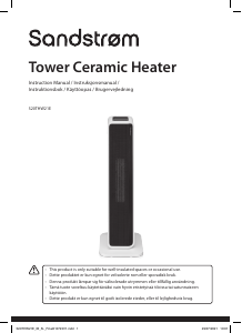Manual Sandstrøm S20THW21E Heater