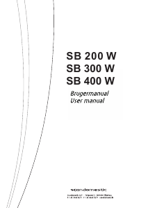 Manual Scandomestic SB 400 W Freezer