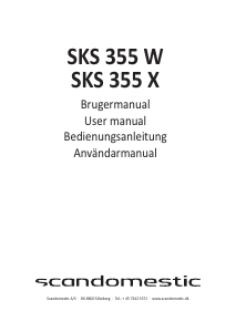 Manual Scandomestic SKS 355 X Refrigerator