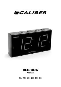 Bedienungsanleitung Caliber HCG006 Uhrenradio