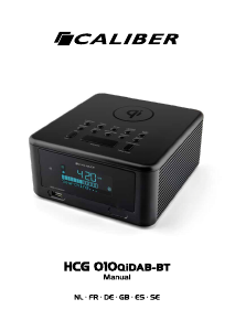 Handleiding Caliber HCG010QiDAB-BT Wekkerradio