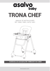 Manuale Asalvo 16478 Trona Chef Seggiolone