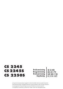 Bruksanvisning Jonsered CS 2245 Motorsag