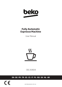 Bedienungsanleitung BEKO CEG 3190 B Espressomaschine