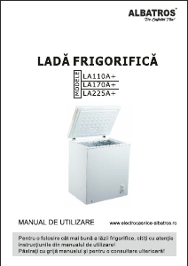 Manual Albatros LA225A+ Congelator