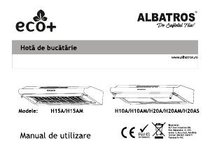 Manual Albatros H15A ECO+ Hotă