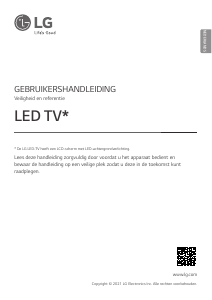 Handleiding LG 50NANO776PA LED televisie